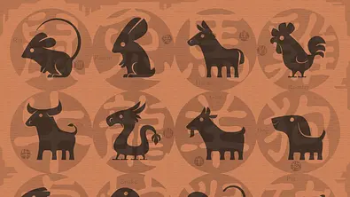 Symbole der chinesischen Sternzeichen - Foto: iStock/id-work
