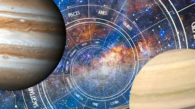 Collage von Sternzeichen und Planeten - Foto: Collage mit iStock (Nerthuz, Ploystock), AdobeStock (PRASERT, Paolo Gallo) und Astrwoche.de Collage von Sternzeichen und Planeten - Foto: Collage mit iStock (Nerthuz, Ploystock), AdobeStock (PRASERT, Paolo Gallo) und Astrwoche.de