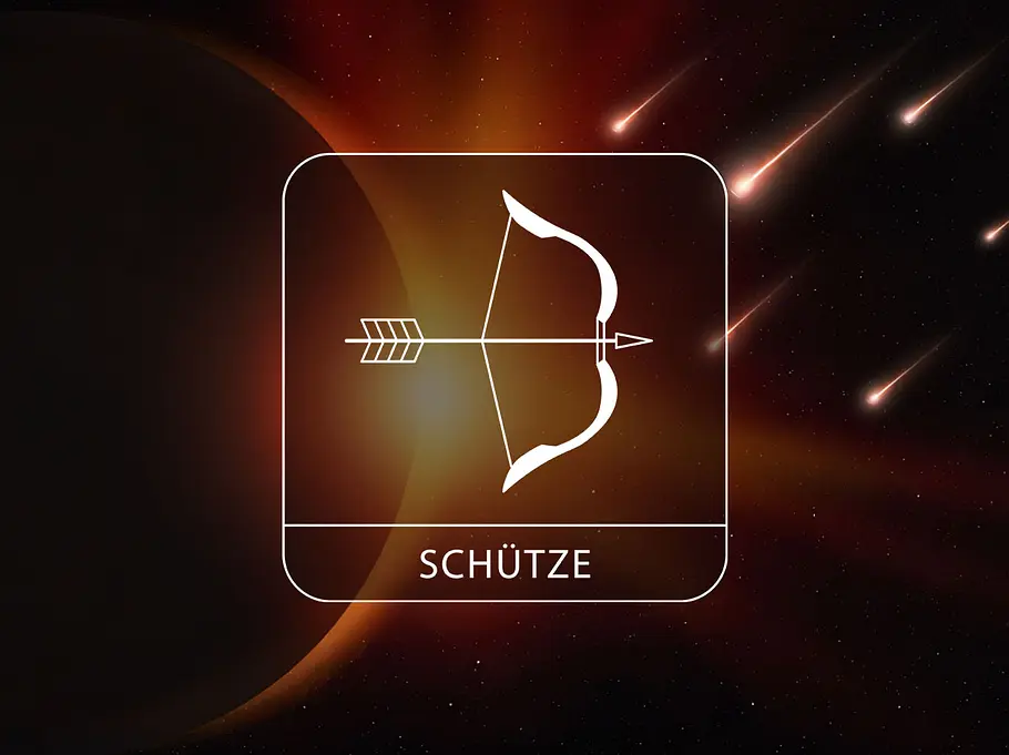 Sternzeichen Schütze, Sonnenfinsternis und Sternschnuppen