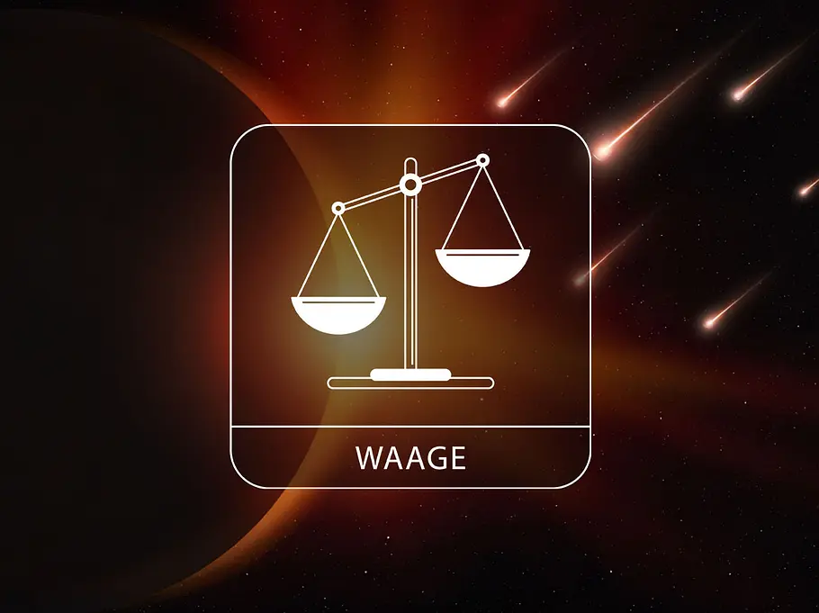 Sternzeichen Waage, Sonnenfinsternis und Sternschnuppen