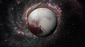 Planet Pluto umgeben von vielen Sternen - Foto: Designpics/AdobeStock (KI-generiert) Planet Pluto umgeben von vielen Sternen - Foto: Designpics/AdobeStock (KI-generiert)