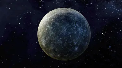 Planet Merkur umgeben von Sternen im Weltall - Foto: Taras Artemenko/iStock Planet Merkur umgeben von Sternen im Weltall - Foto: Taras Artemenko/iStock