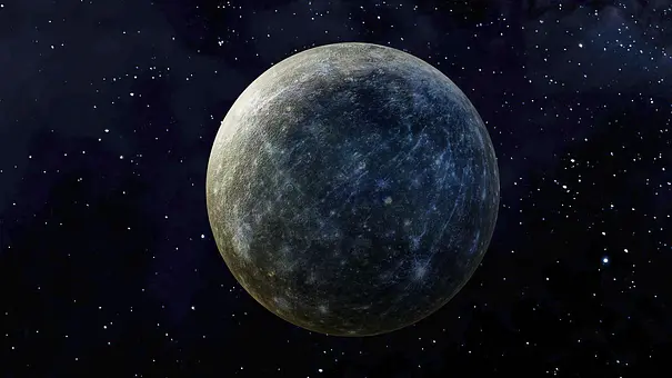 Planet Merkur umgeben von Sternen im Weltall - Foto: Taras Artemenko/iStock