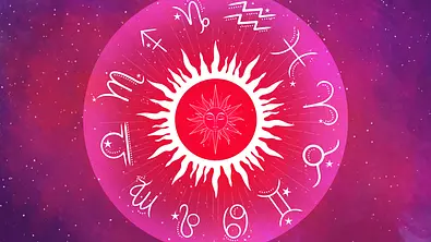Tierkreiszeichen innerhalb des astrologischen Kreises; Astrologie basierend auf dem Himmel mit vielen Sternen und dem Mond - Foto: sudarat bunloet/iStock Tierkreiszeichen innerhalb des astrologischen Kreises; Astrologie basierend auf dem Himmel mit vielen Sternen und dem Mond - Foto: sudarat bunloet/iStock