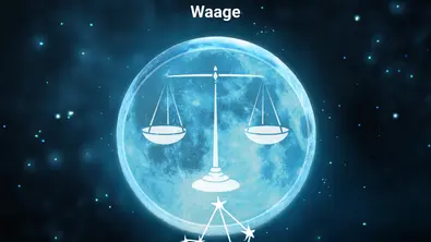 Das Sternzeichensymbol für die Waage vor einem Vollmond als Symbol für das Mond-Jahr 2027 - Foto: Collage mit iStock/ Lidiia Moor, iStock/ Rudzhan Nagiev, iStock/ ipopba und Astrowoche.de Das Sternzeichensymbol für die Waage vor einem Vollmond als Symbol für das Mond-Jahr 2027 - Foto: Collage mit iStock/ Lidiia Moor, iStock/ Rudzhan Nagiev, iStock/ ipopba und Astrowoche.de