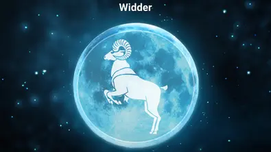 Das Sternzeichensymbol für den Widder vor einem Vollmond als Symbol für das Mond-Jahr 2027 - Foto: Collage mit iStock/ Lidiia Moor, iStock/ Rudzhan Nagiev, iStock/ ipopba und Astrowoche.de Das Sternzeichensymbol für den Widder vor einem Vollmond als Symbol für das Mond-Jahr 2027 - Foto: Collage mit iStock/ Lidiia Moor, iStock/ Rudzhan Nagiev, iStock/ ipopba und Astrowoche.de