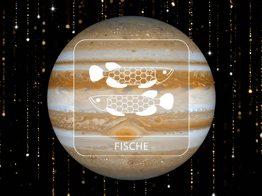 Sternzeichen Fische mit Glücksplanet Jupiter