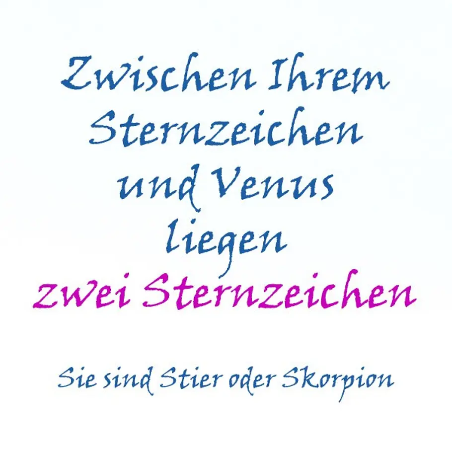 liebes test venus zwei
