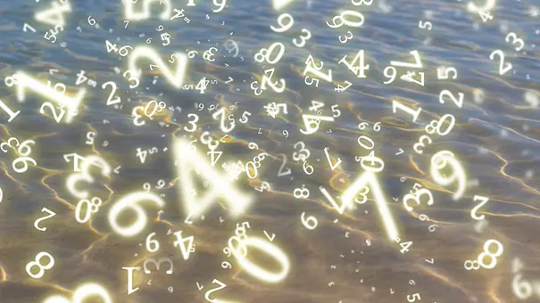 Wellen auf dem Wasser umgeben von Zahlen - Foto: Nikolay Ponomarenko/iStock Wellen auf dem Wasser umgeben von Zahlen - Foto: Nikolay Ponomarenko/iStock