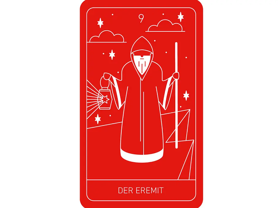 Eremit Tarot: Der Eremit