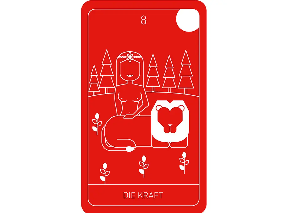 Stärke Tarot: Die Kraft