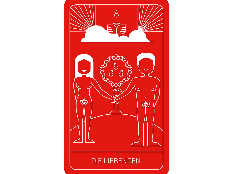 Liebenden Tarot: Die Liebenden