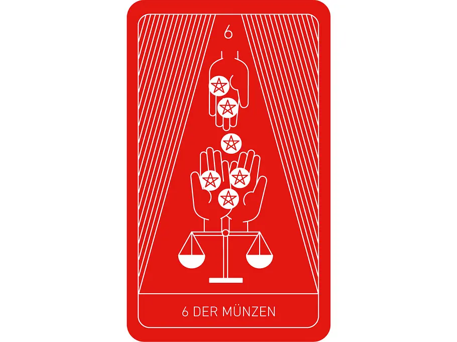 Tarot: Sechs Münzen