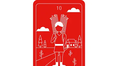 Tarot: Zehn Stäbe - Foto: Bauer Xcel